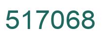 Number 517068 green image