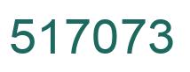 Number 517073 green image