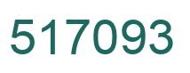 Number 517093 green image