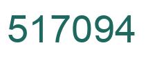 Number 517094 green image