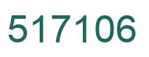 Number 517106 green image