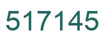 Number 517145 green image