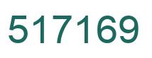 Número 517169 imagen verde
