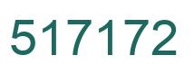 Número 517172 imagen verde