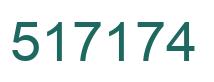 Número 517174 imagen verde