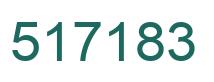 Number 517183 green image
