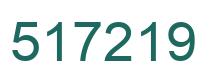 Number 517219 green image