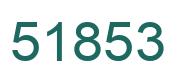Number 51853 green image