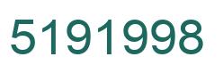 Número 5191998 imagen verde
