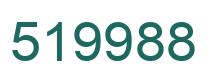 Number 519988 green image