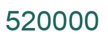 Number 520000 green image