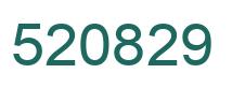 Número 520829 imagen verde