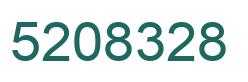 Number 5208328 green image