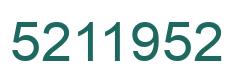Número 5211952 imagen verde