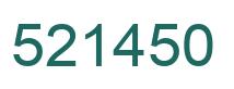 Número 521450 imagen verde