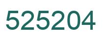 Número 525204 imagen verde
