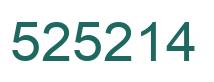 Número 525214 imagen verde