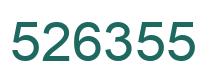 Número 526355 imagen verde