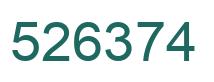 Número 526374 imagen verde