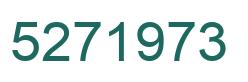 Número 5271973 imagen verde