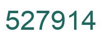 Number 527914 green image