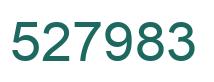 Number 527983 green image