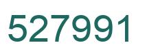 Number 527991 green image