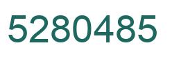 Número 5280485 imagen verde