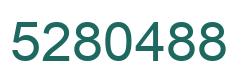 Número 5280488 imagen verde