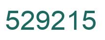 Number 529215 green image