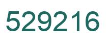 Number 529216 green image