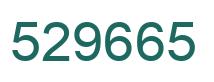 Number 529665 green image