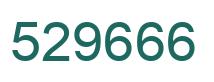 Number 529666 green image