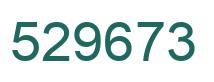 Number 529673 green image