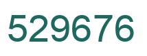 Number 529676 green image