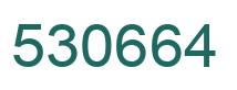 Number 530664 green image