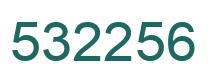 Número 532256 imagen verde