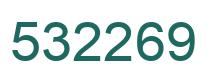 Number 532269 green image
