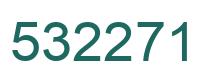 Number 532271 green image
