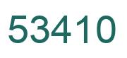 Number 53410 green image