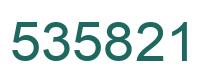 Número 535821 imagen verde