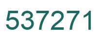 Number 537271 green image