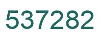 Número 537282 imagen verde