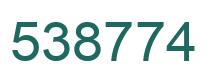 Número 538774 imagen verde