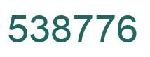Número 538776 imagen verde