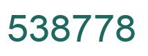 Número 538778 imagen verde