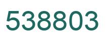 Número 538803 imagen verde