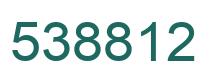 Número 538812 imagen verde