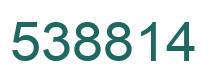 Número 538814 imagen verde