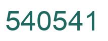 Número 540541 imagen verde